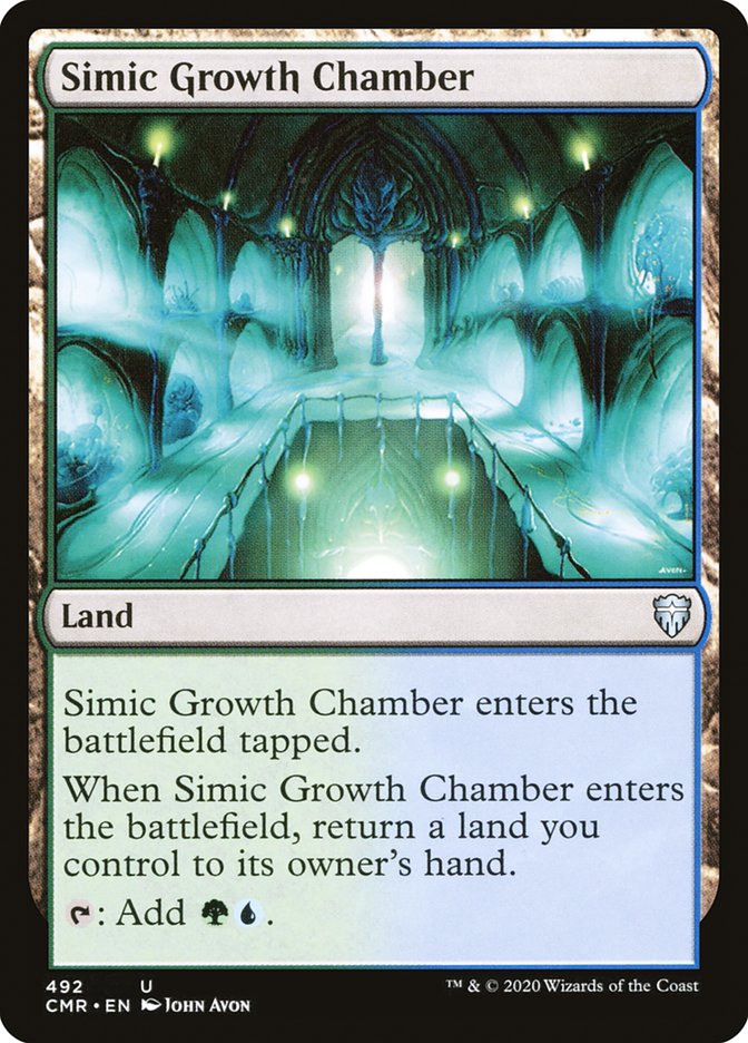 Simic Growth Chamber [Commander Legends] - Magic: The Gathering - Card Brawlers | Quebec | Canada |