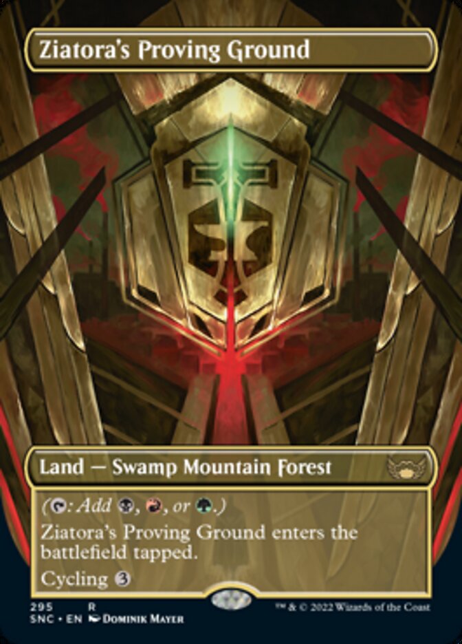 Ziatora's Proving Ground (Borderless Alternate Art) [Streets of New Capenna] - Magic: The Gathering - Card Brawlers | Quebec | Canada |