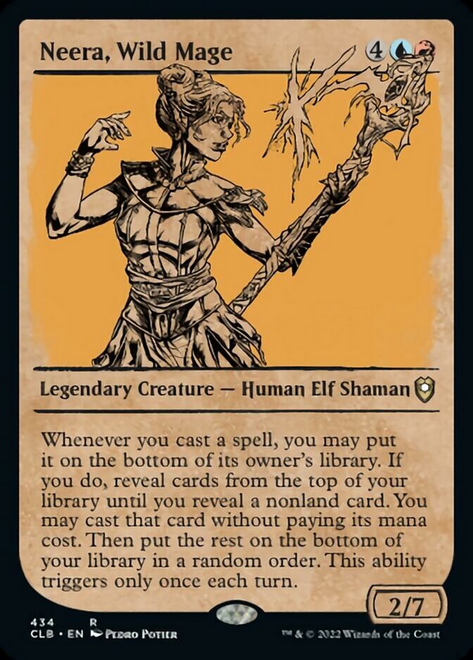Neera, Wild Mage (Showcase) [Commander Legends: Battle for Baldur's Gate] - Magic: The Gathering - Card Brawlers | Quebec | Canada |