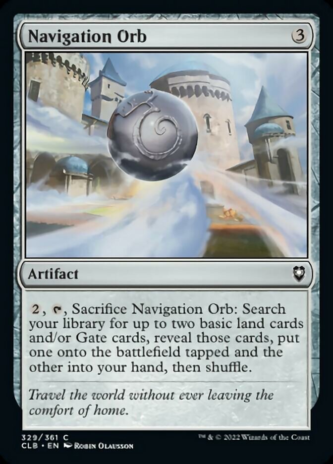 Navigation Orb [Commander Legends: Battle for Baldur's Gate] - Magic: The Gathering - Card Brawlers | Quebec | Canada |
