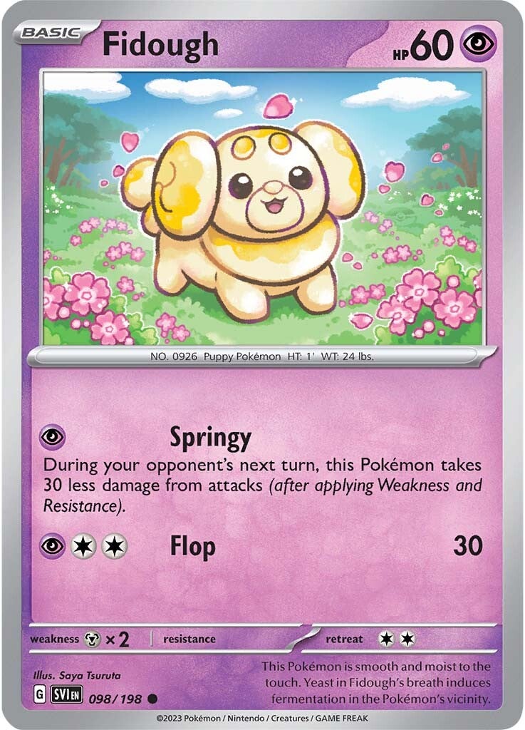 Fidough (098/198) [Scarlet & Violet: Base Set] - Pokémon - Card Brawlers | Quebec | Canada |