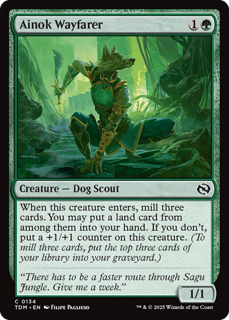 Ainok Wayfarer [Tarkir: Dragonstorm] - Magic: The Gathering - Card Brawlers | Quebec | Canada |