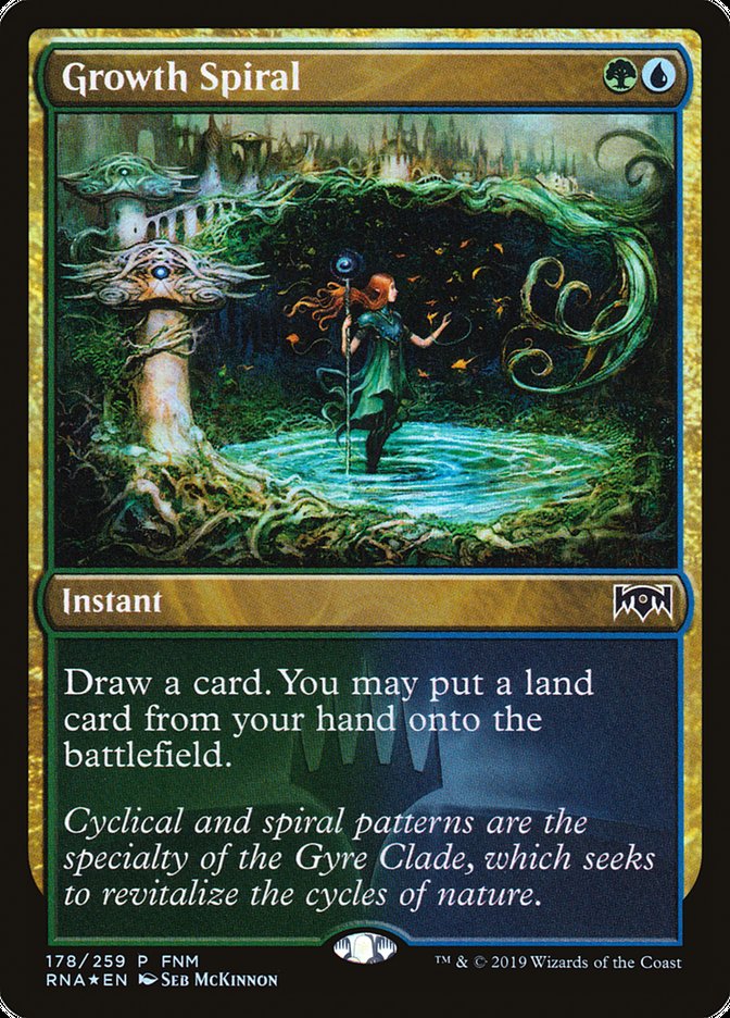 Growth Spiral (FNM) [Ravnica Allegiance Promos] - Magic: The Gathering - Card Brawlers | Quebec | Canada |