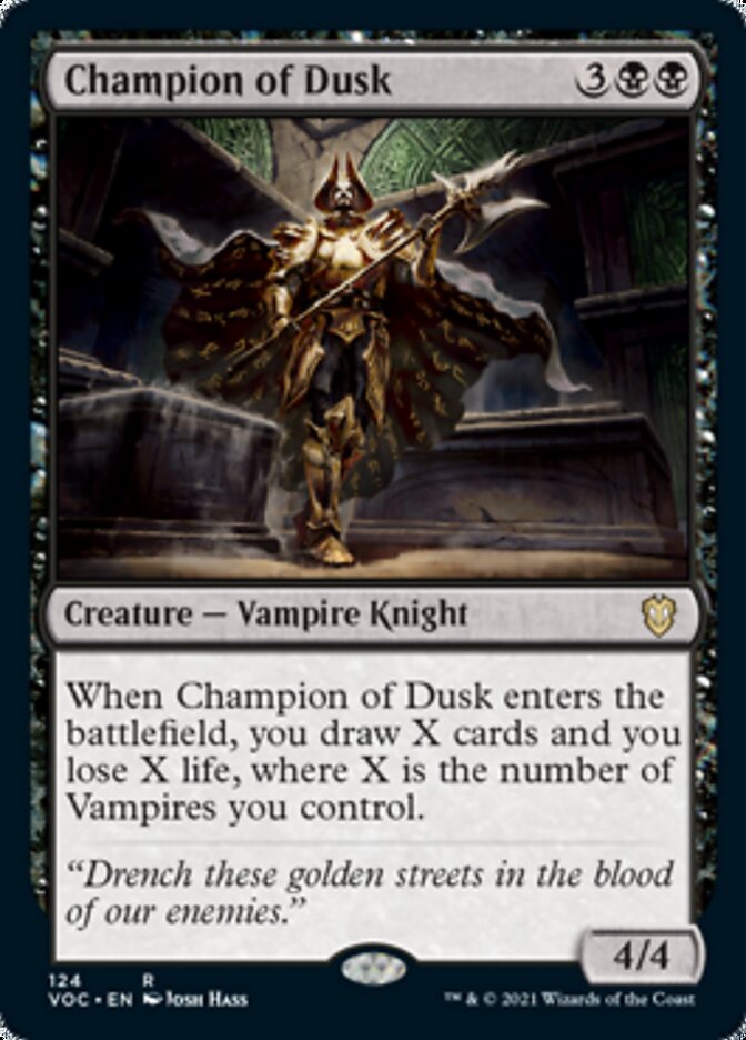 Champion of Dusk [Innistrad: Crimson Vow Commander] - Magic: The Gathering - Card Brawlers | Quebec | Canada |
