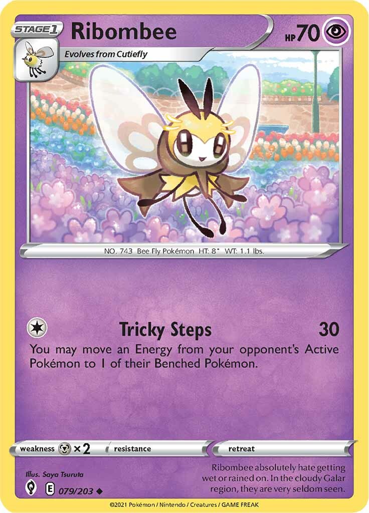 Ribombee (079/203) [Sword & Shield: Evolving Skies] - Pokémon - Card Brawlers | Quebec | Canada |
