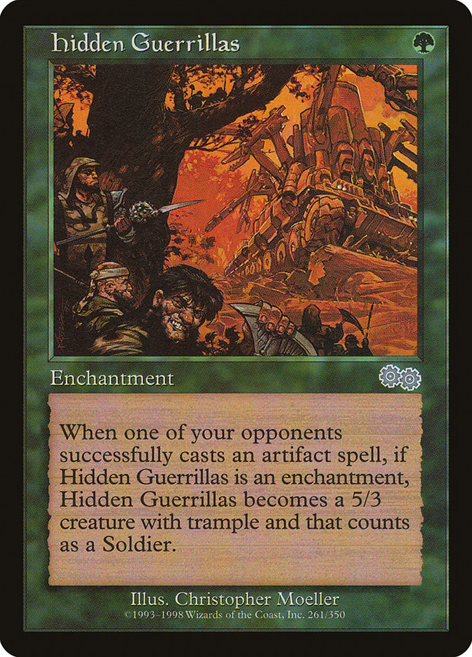 Hidden Guerrillas [Urza's Saga] - Magic: The Gathering - Card Brawlers | Quebec | Canada |
