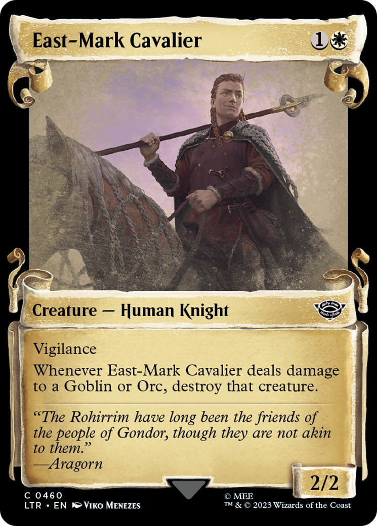 East-Mark Cavalier [The Lord of the Rings: Tales of Middle-Earth Showcase Scrolls] - Magic: The Gathering - Card Brawlers | Quebec | Canada |