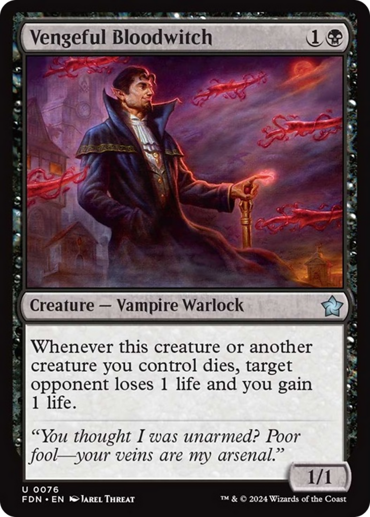 Vengeful Bloodwitch [Foundations] - Magic: The Gathering - Card Brawlers | Quebec | Canada |