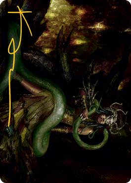 Saryth, the Viper's Fang Art Card (Gold-Stamped Signature) [Innistrad: Midnight Hunt Art Series] - Magic: The Gathering - Card Brawlers | Quebec | Canada |