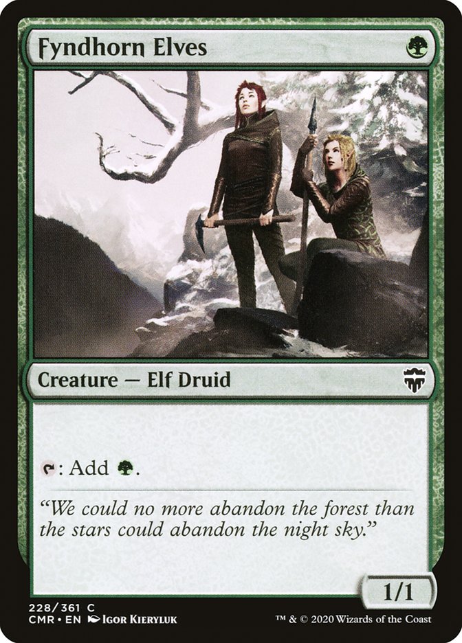 Fyndhorn Elves [Commander Legends] - Magic: The Gathering - Card Brawlers | Quebec | Canada |