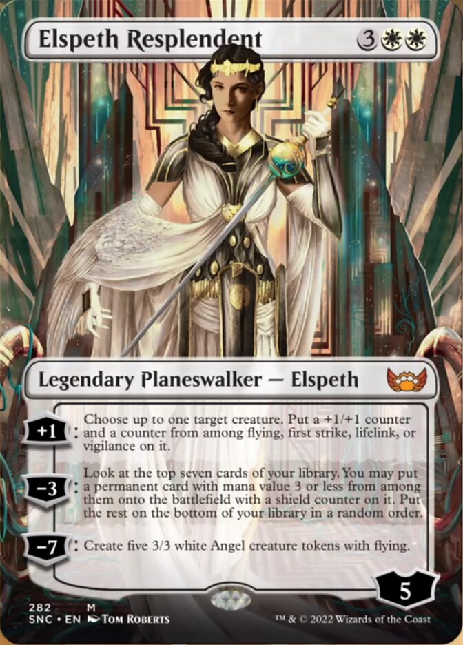 Elspeth Resplendent (Borderless) [Streets of New Capenna] - Magic: The Gathering - Card Brawlers | Quebec | Canada |