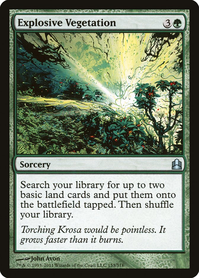 Explosive Vegetation [Commander 2011] - Magic: The Gathering - Card Brawlers | Quebec | Canada |
