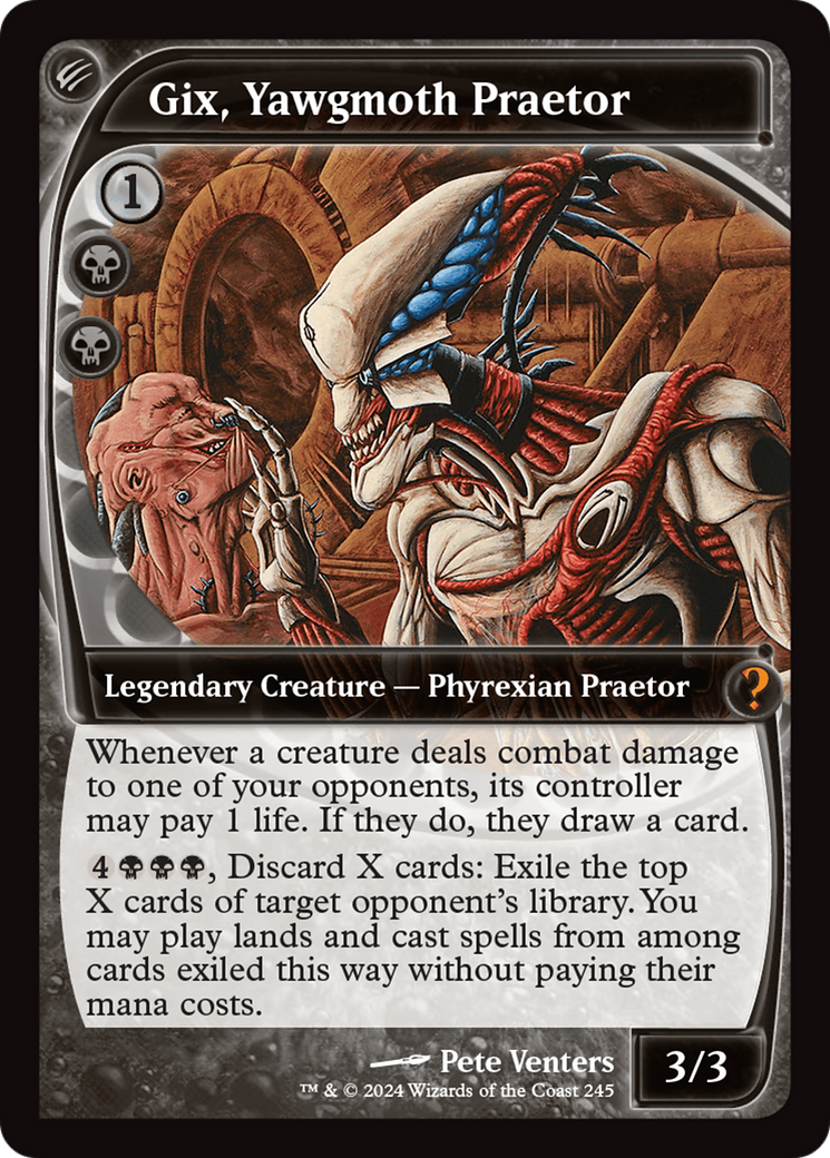 Gix, Yawgmoth Praetor (Future Sight) [Mystery Booster 2] - Magic: The Gathering - Card Brawlers | Quebec | Canada |