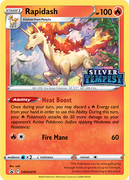 Rapidash (SWSH270) (Prerelease) [Sword & Shield: Black Star Promos] - Pokémon - Card Brawlers | Quebec | Canada |