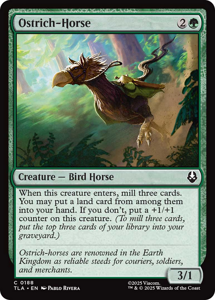Ostrich-Horse [Avatar: The Last Airbender] - Magic: The Gathering - Card Brawlers | Quebec | Canada |