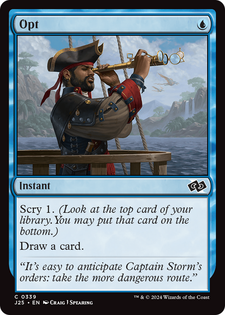 Opt [Foundations Jumpstart] - Magic: The Gathering - Card Brawlers | Quebec | Canada |