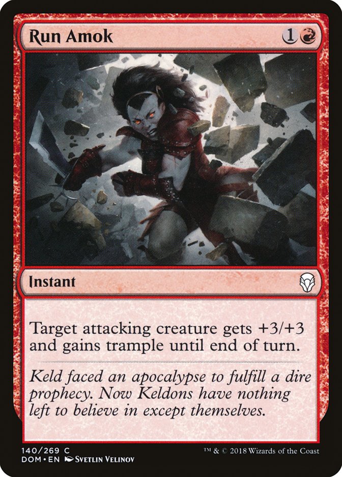 Run Amok [Dominaria] - Magic: The Gathering - Card Brawlers | Quebec | Canada |