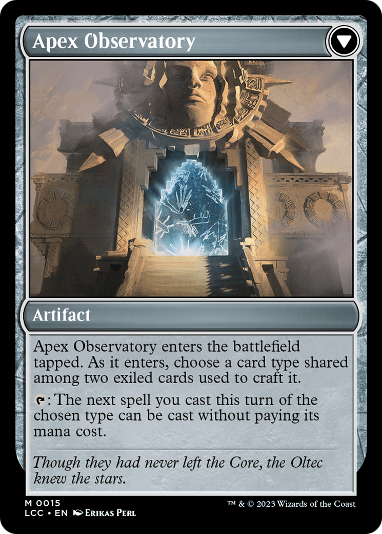 Eye of Ojer Taq // Apex Observatory [The Lost Caverns of Ixalan Commander] - Magic: The Gathering - Card Brawlers | Quebec | Canada |