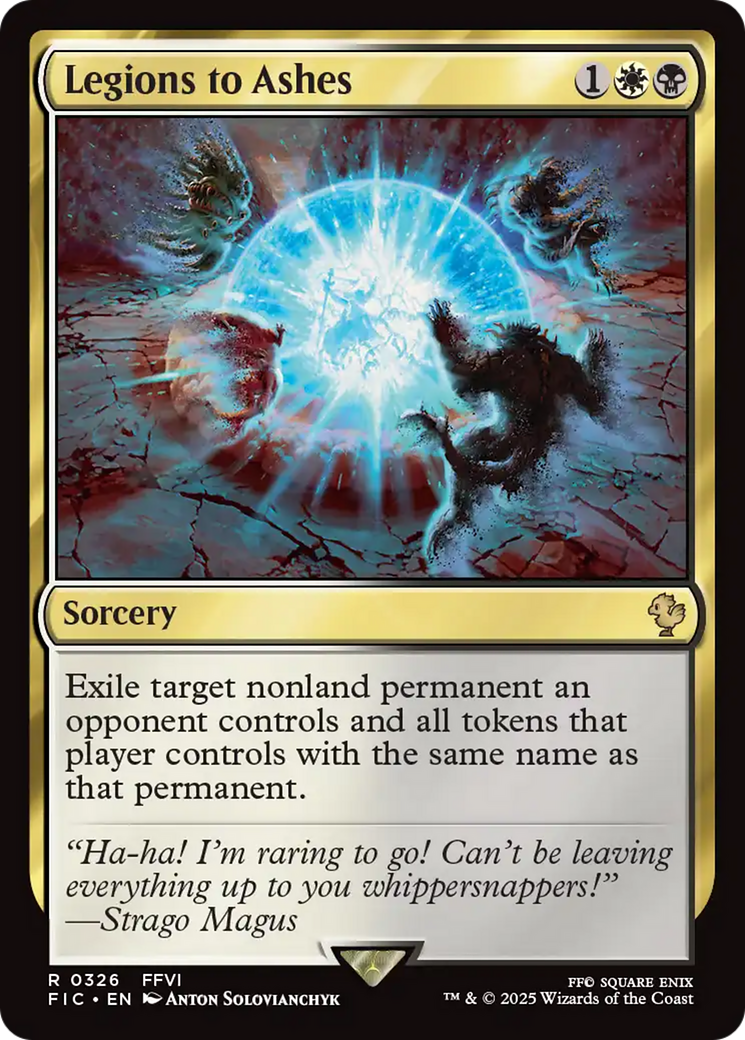 Legions to Ashes [FINAL FANTASY Commander] - Magic: The Gathering - Card Brawlers | Quebec | Canada |