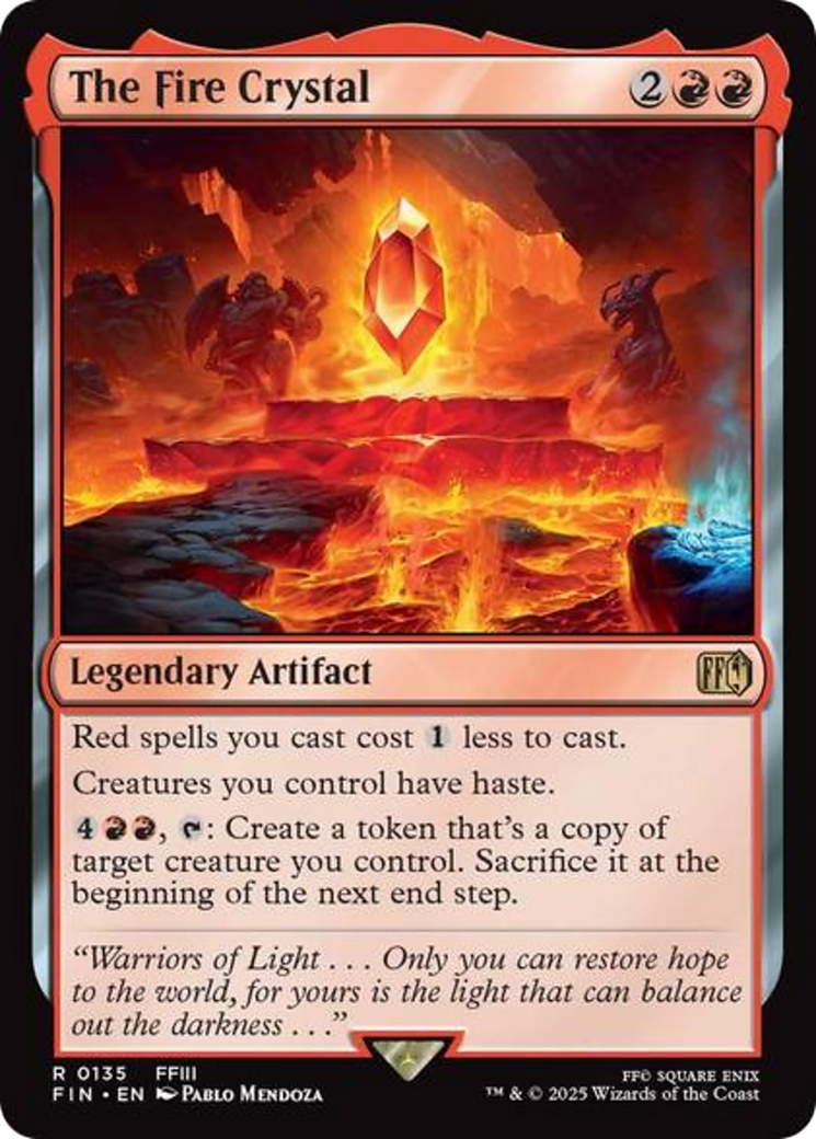 The Fire Crystal [FINAL FANTASY] - Magic: The Gathering - Card Brawlers | Quebec | Canada |