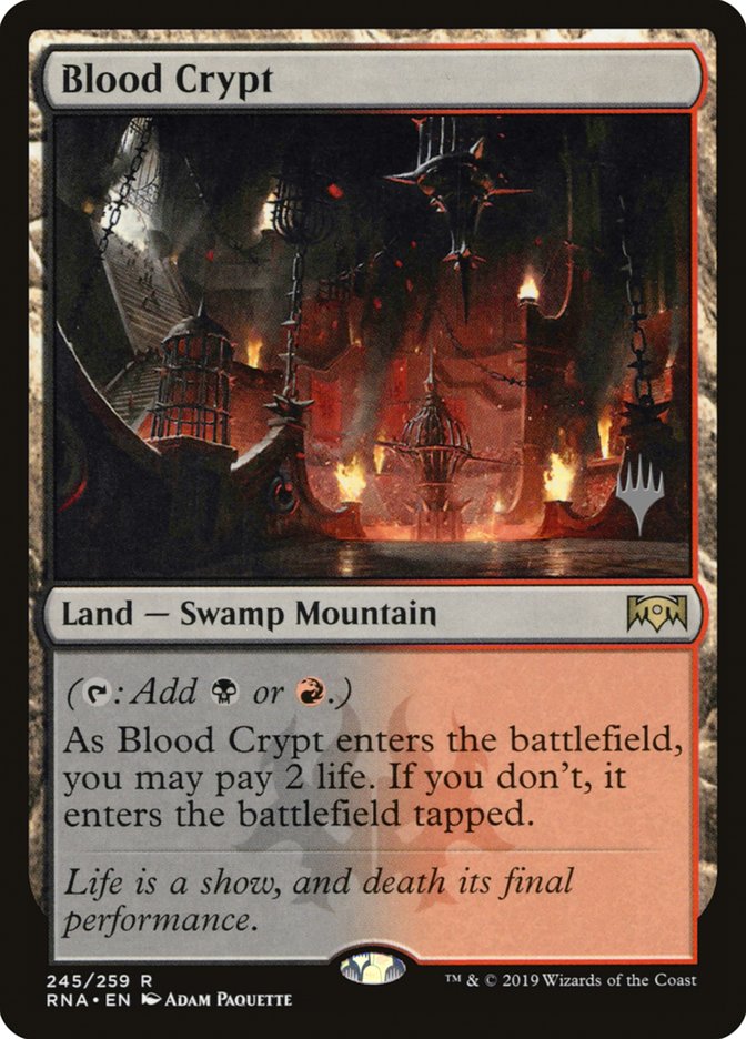 Blood Crypt (Promo Pack) [Ravnica Allegiance Promos] - Magic: The Gathering - Card Brawlers | Quebec | Canada |