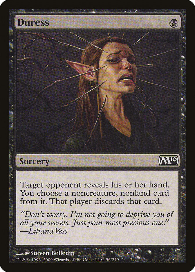 Duress [Magic 2010] - Magic: The Gathering - Card Brawlers | Quebec | Canada |