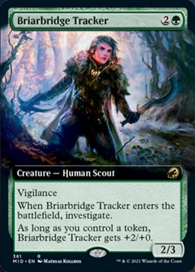 Briarbridge Tracker (Extended Art) [Innistrad: Midnight Hunt] - Magic: The Gathering - Card Brawlers | Quebec | Canada |