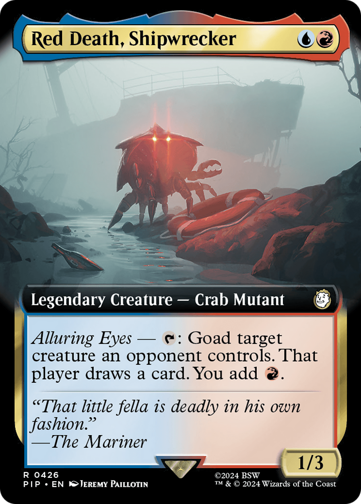Red Death, Shipwrecker (Extended Art) [Fallout] - Magic: The Gathering - Card Brawlers | Quebec | Canada |