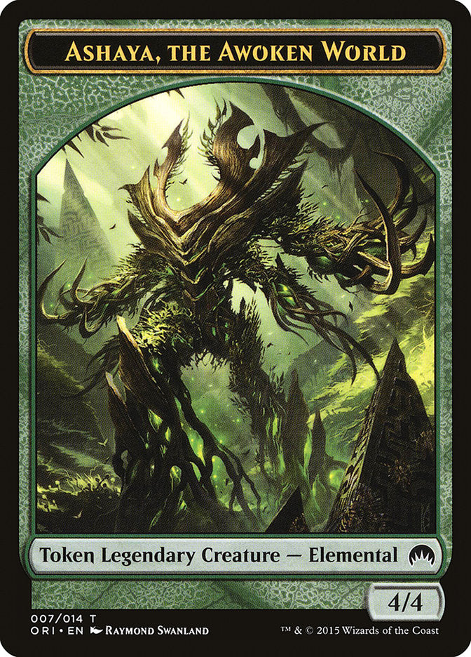 Ashaya, the Awoken World Token [Magic Origins Tokens] - Magic: The Gathering - Card Brawlers | Quebec | Canada |