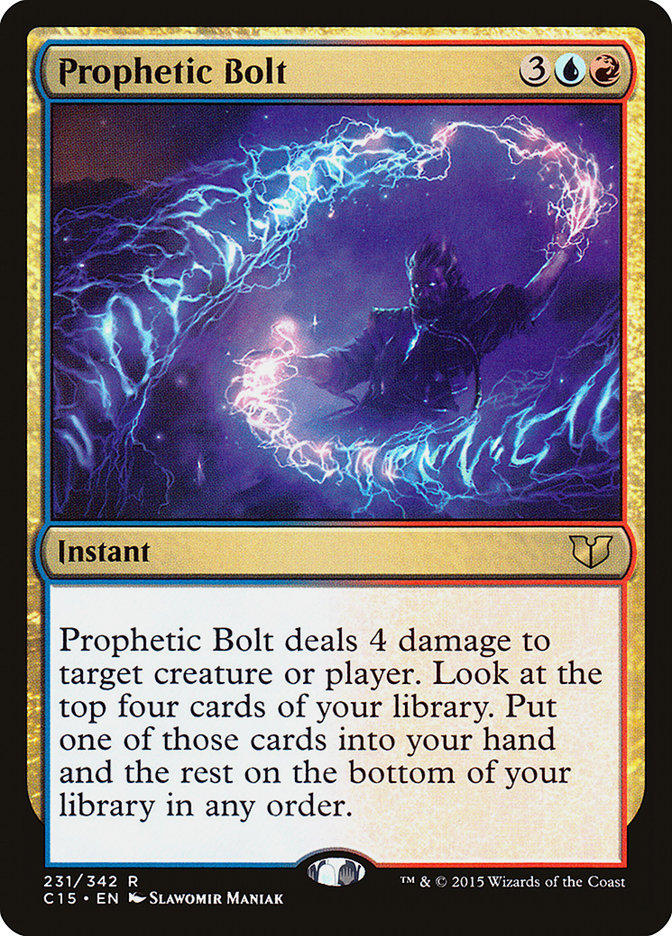 Prophetic Bolt [Commander 2015] - Magic: The Gathering - Card Brawlers | Quebec | Canada |