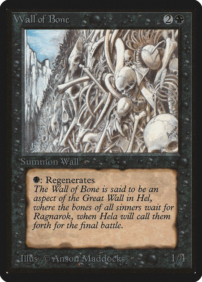 Wall of Bone [Beta Edition] - Magic: The Gathering - Card Brawlers | Quebec | Canada |