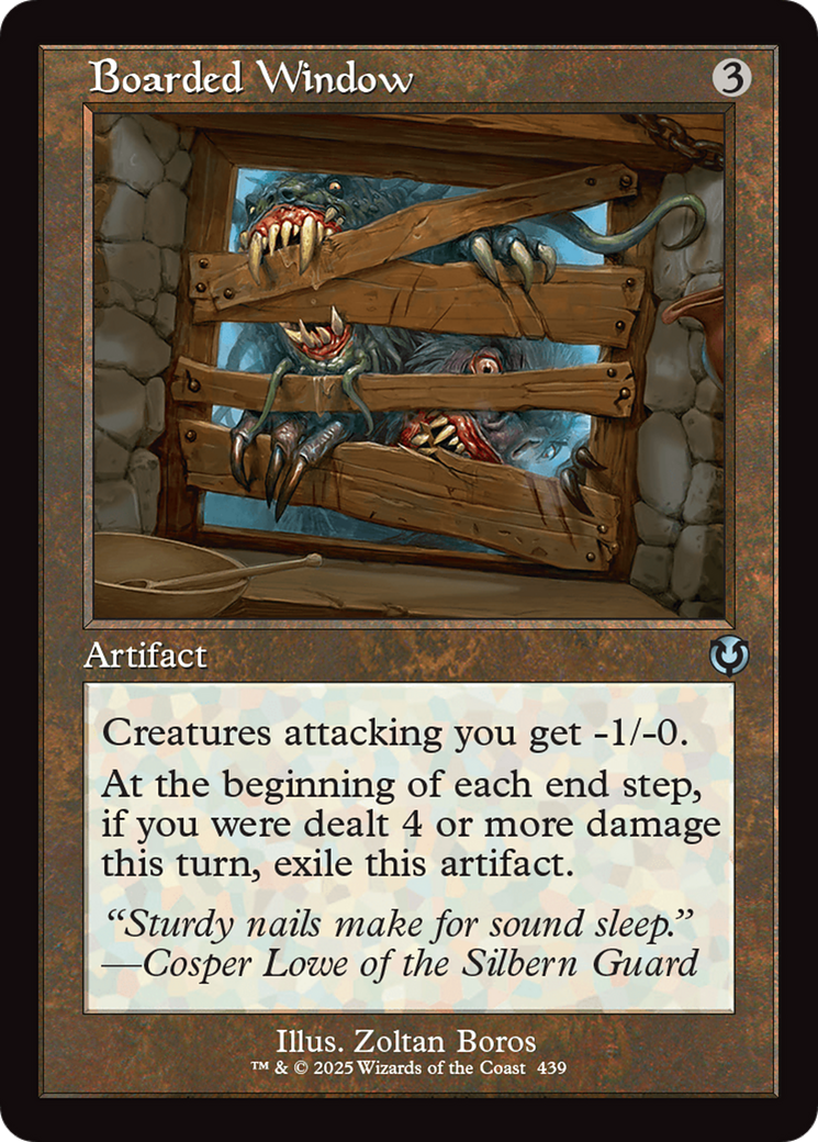 Boarded Window (Retro Frame) [Innistrad Remastered] - Magic: The Gathering - Card Brawlers | Quebec | Canada |