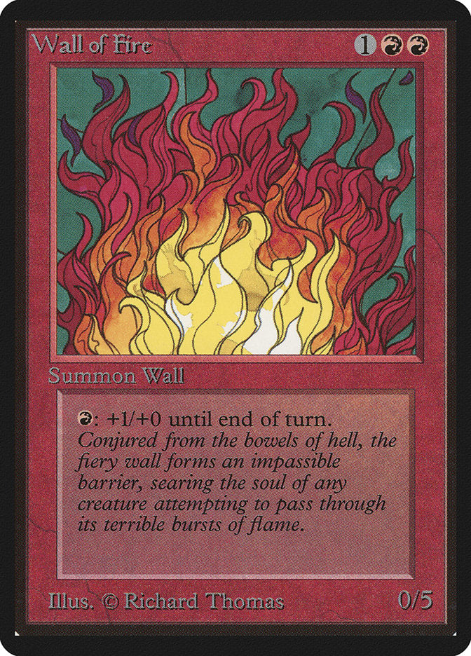 Wall of Fire [Beta Edition] - Magic: The Gathering - Card Brawlers | Quebec | Canada |