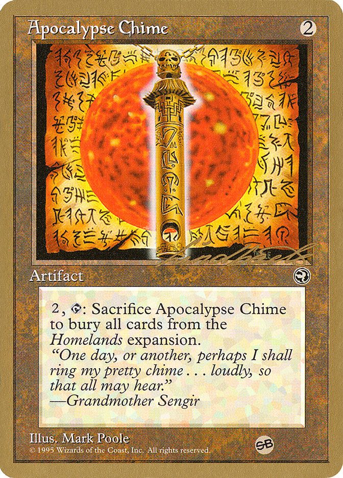 Apocalypse Chime (Leon Lindback) (SB) [Pro Tour Collector Set] - Magic: The Gathering - Card Brawlers | Quebec | Canada |