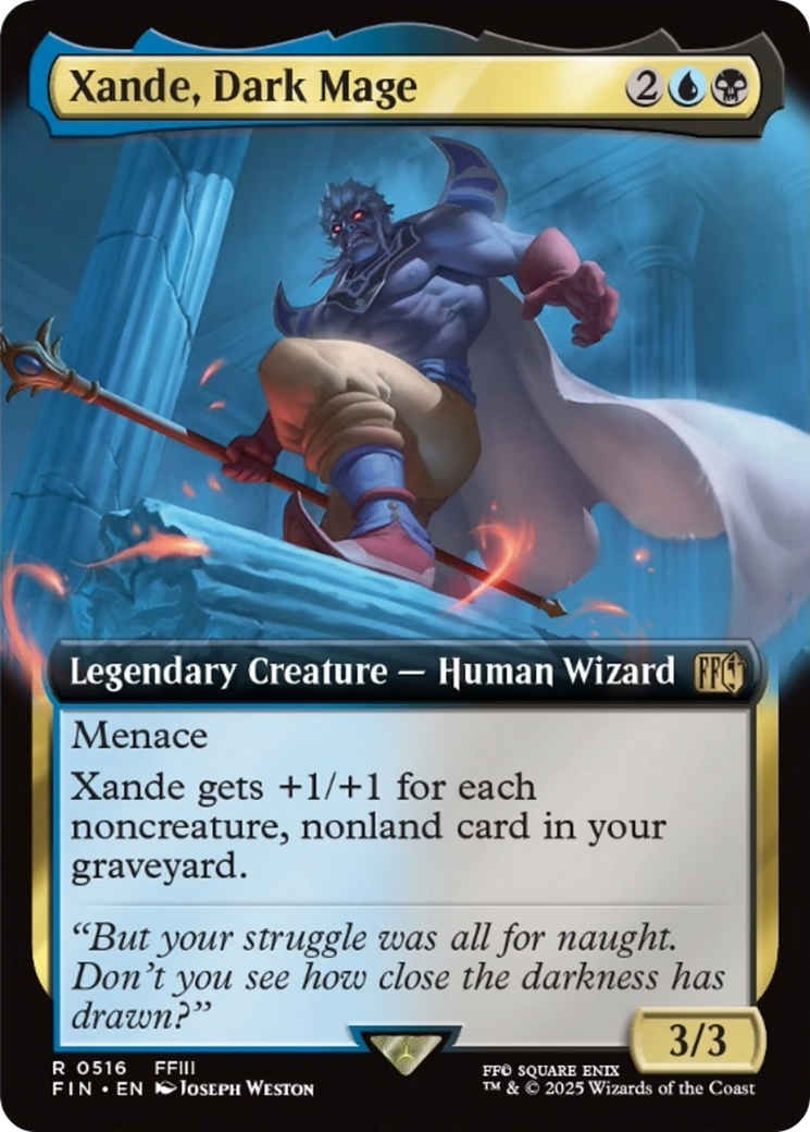 Xande, Dark Mage (Extended Art) [FINAL FANTASY] - Magic: The Gathering - Card Brawlers | Quebec | Canada |