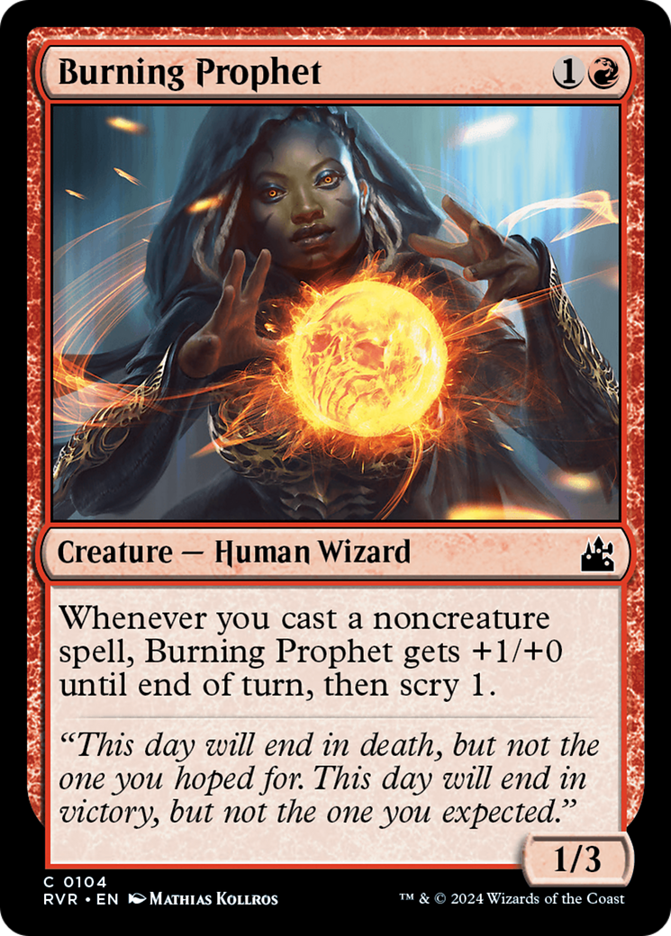 Burning Prophet [Ravnica Remastered] - Magic: The Gathering - Card Brawlers | Quebec | Canada |