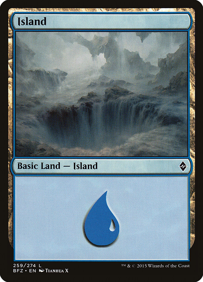 Island (259) [Battle for Zendikar] - Magic: The Gathering - Card Brawlers | Quebec | Canada |
