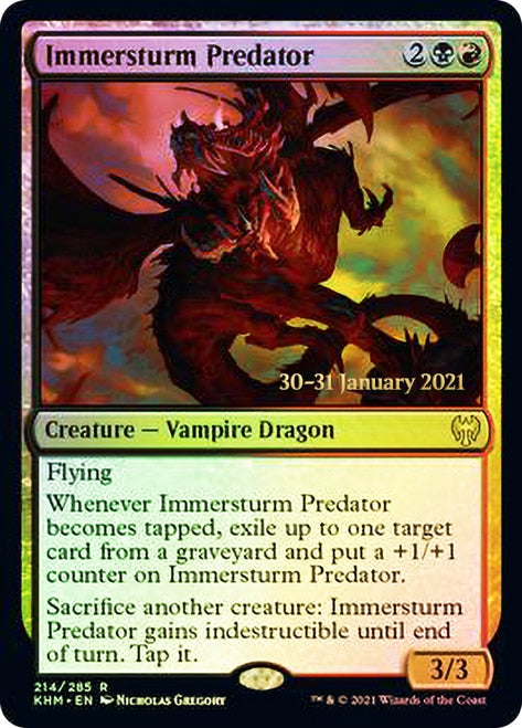Immersturm Predator [Kaldheim Prerelease Promos] - Magic: The Gathering - Card Brawlers | Quebec | Canada |