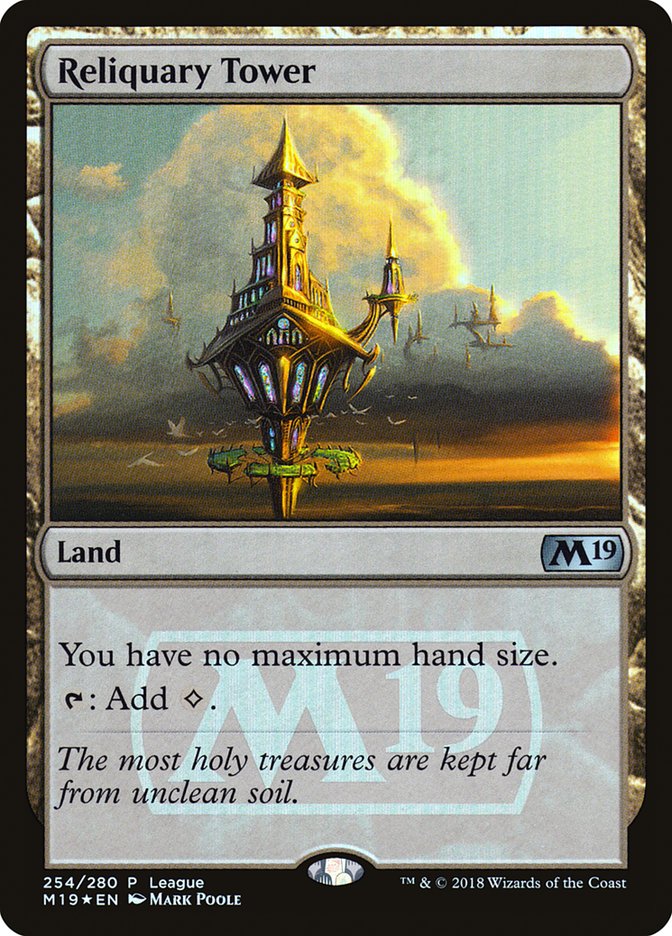 Reliquary Tower (League) [Core Set 2019 Promos] - Magic: The Gathering - Card Brawlers | Quebec | Canada |