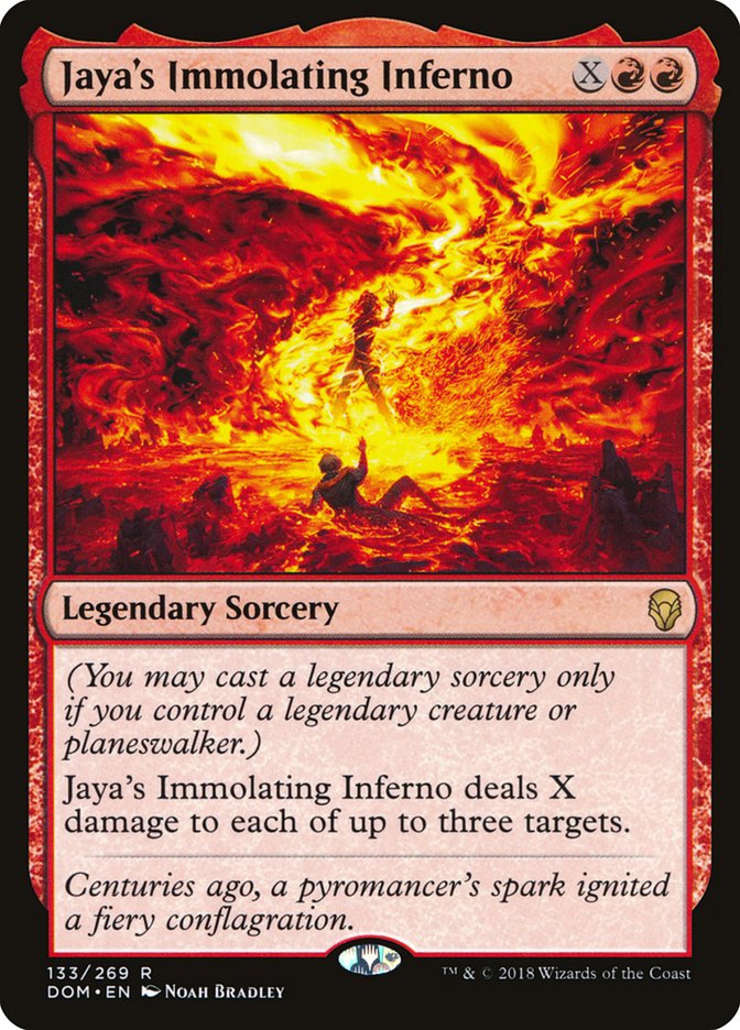 Jaya's Immolating Inferno [Dominaria] - Magic: The Gathering - Card Brawlers | Quebec | Canada |
