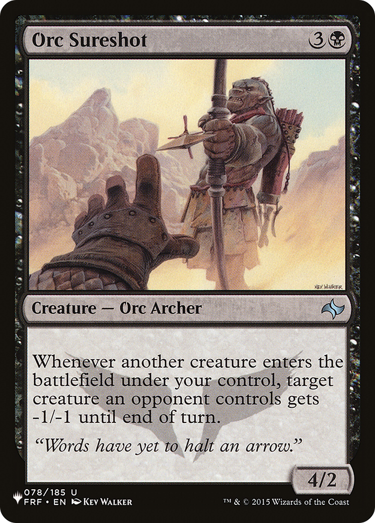 Orc Sureshot [The List] - Magic: The Gathering - Card Brawlers | Quebec | Canada |