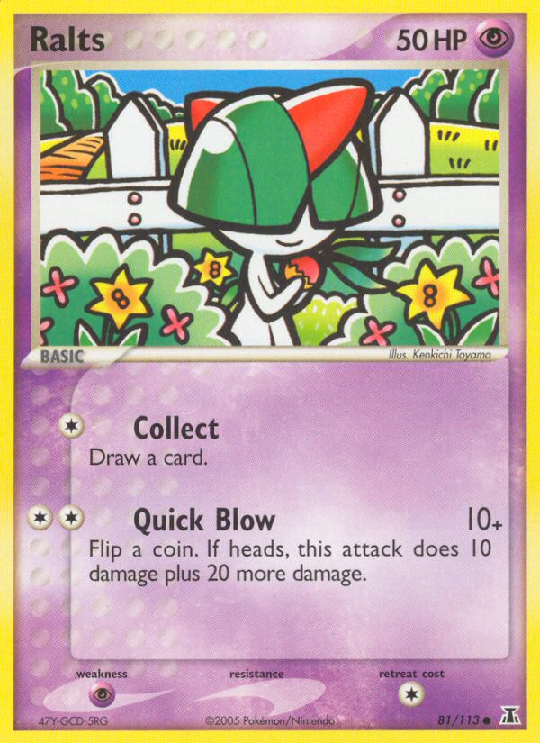 Ralts (81/113) [EX: Delta Species] - Pokémon - Card Brawlers | Quebec | Canada |