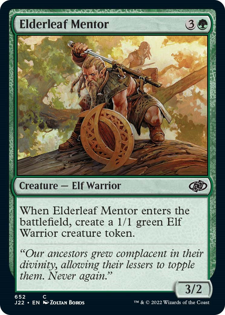 Elderleaf Mentor [Jumpstart 2022] - Magic: The Gathering - Card Brawlers | Quebec | Canada |