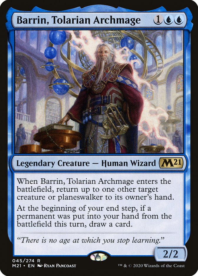 Barrin, Tolarian Archmage [Core Set 2021] - Magic: The Gathering - Card Brawlers | Quebec | Canada |