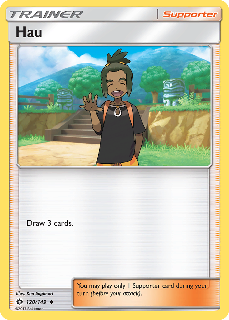 Hau (120/149) [Sun & Moon: Base Set] - Pokémon - Card Brawlers | Quebec | Canada |