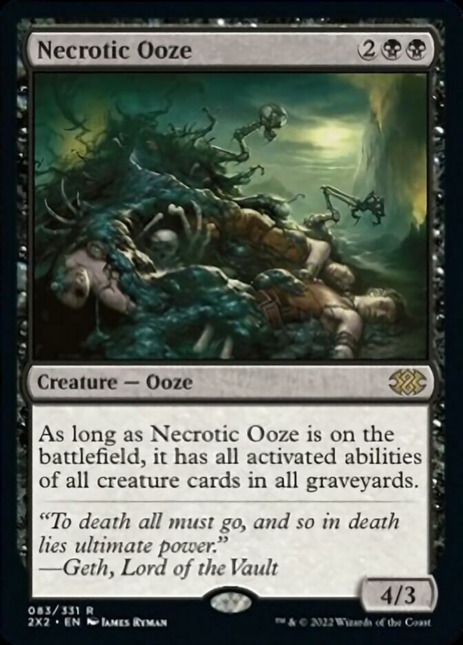 Necrotic Ooze [Double Masters 2022] - Magic: The Gathering - Card Brawlers | Quebec | Canada |