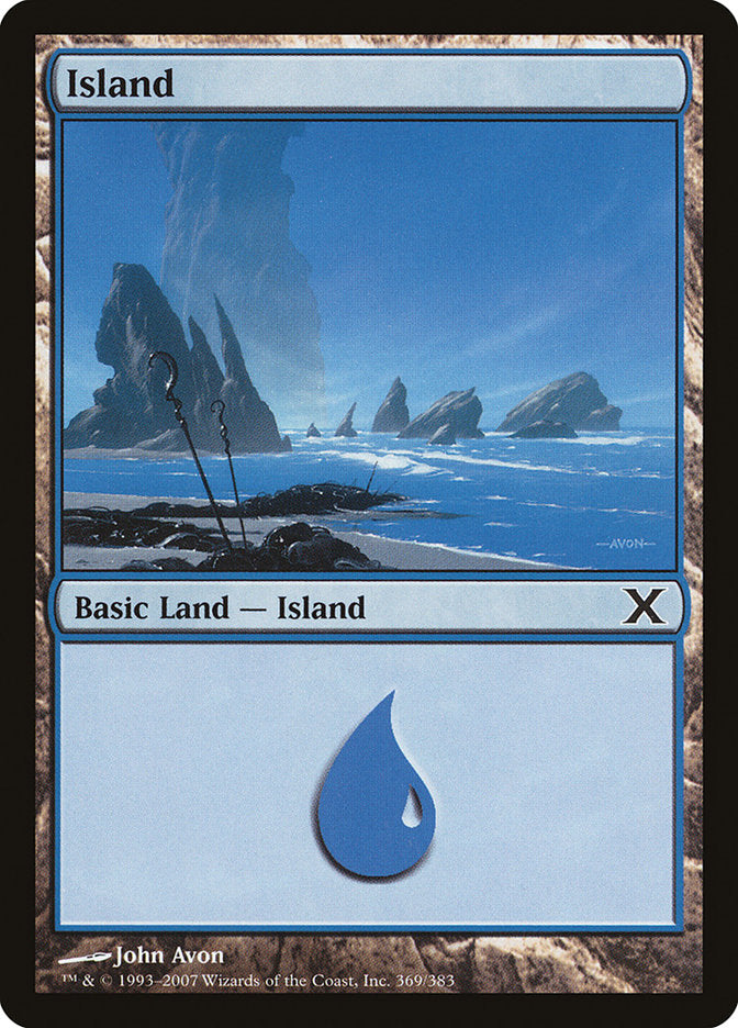 Island (369) [Tenth Edition] - Magic: The Gathering - Card Brawlers | Quebec | Canada |