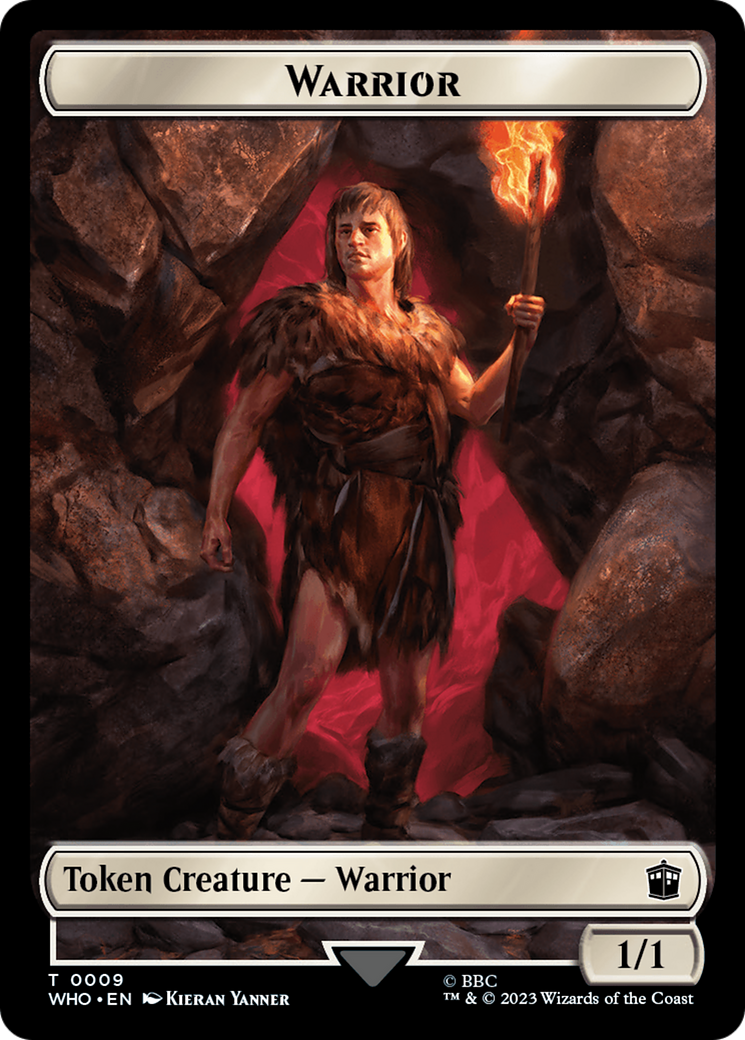 Warrior // Mark of the Rani Double-Sided Token [Doctor Who Tokens] - Magic: The Gathering - Card Brawlers | Quebec | Canada |