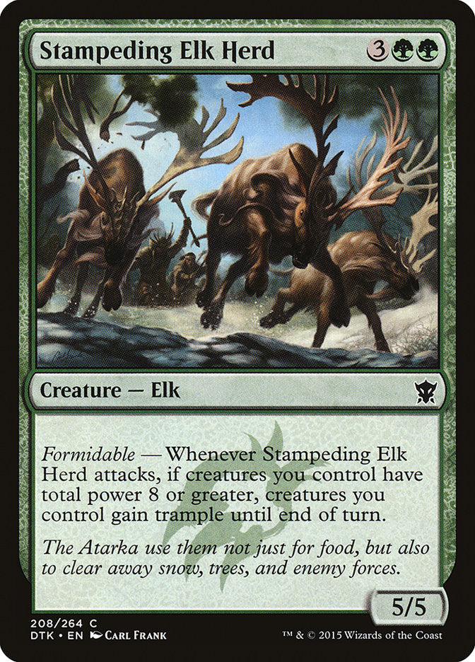 Stampeding Elk Herd [Dragons of Tarkir] - Magic: The Gathering - Card Brawlers | Quebec | Canada |