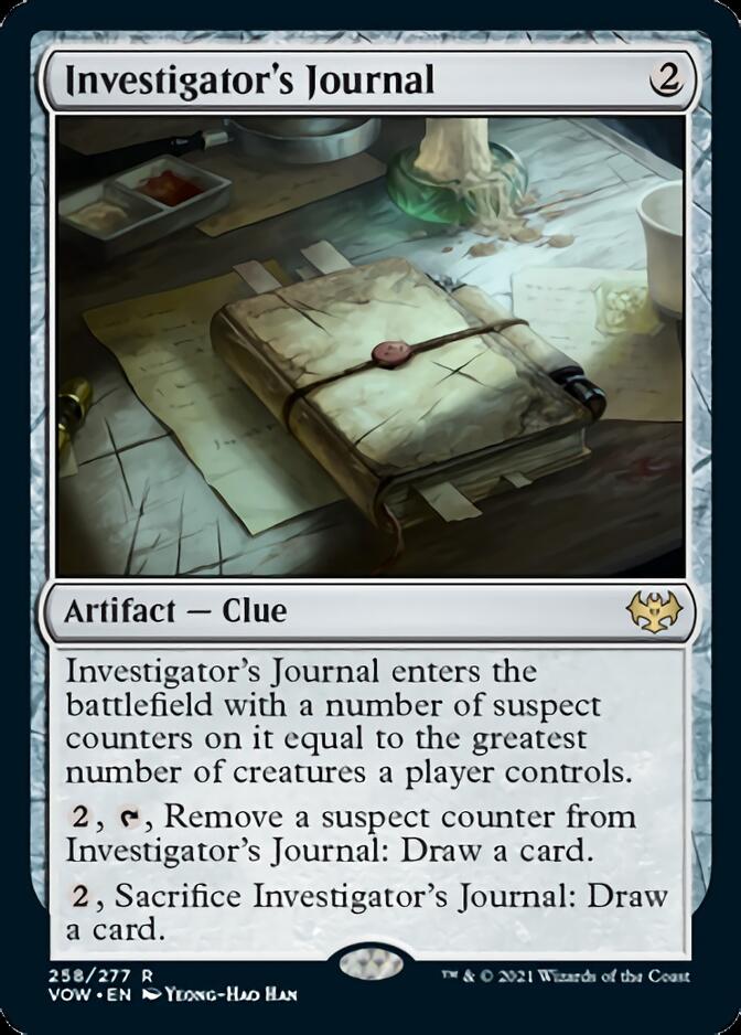 Investigator's Journal [Innistrad: Crimson Vow] - Magic: The Gathering - Card Brawlers | Quebec | Canada |